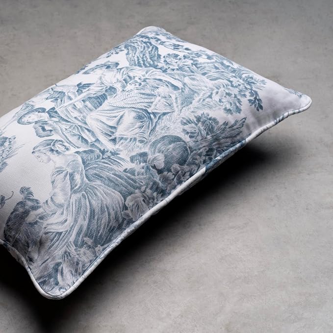 Maison d' Hermine Throw Pillow Covers 100% Cotton (12" x 20" - Pack of 1)