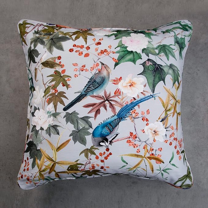 Maison d' Hermine Throw Pillow Covers 100% Cotton (18" x 18" - Pack of 1)