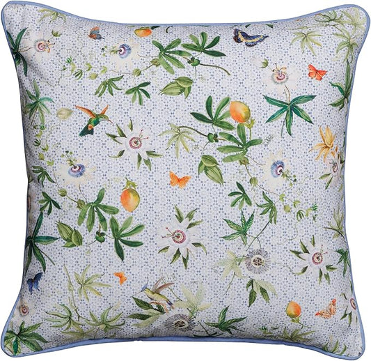 Maison d' Hermine Throw Pillow Covers 100% Cotton (18" x 18" - Pack of 1)
