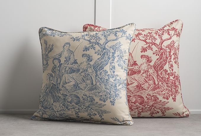 Maison d' Hermine Throw Pillow Covers 100% Cotton (20" x 20" - Pack of 1)