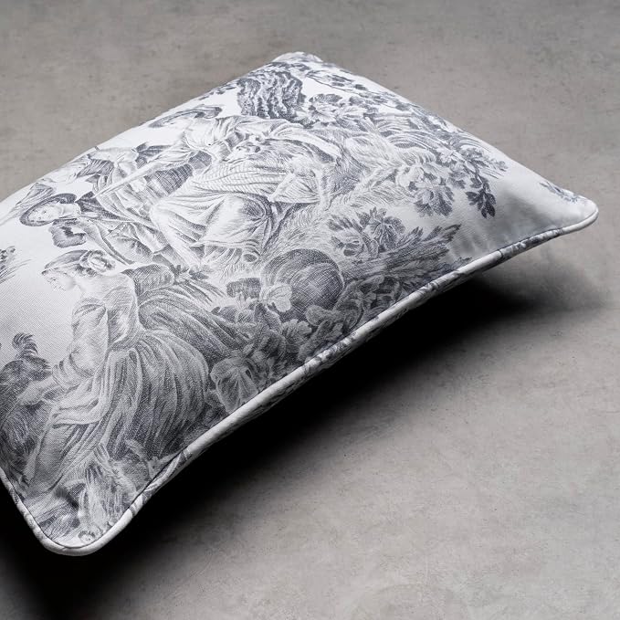 Maison d' Hermine Throw Pillow Covers 100% Cotton (12" x 20" - Pack of 1)