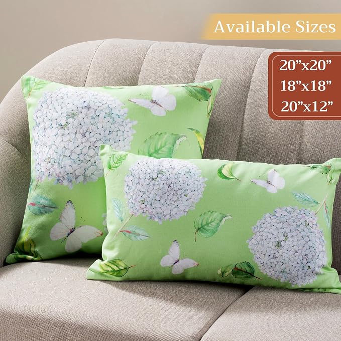 Maison d' Hermine Throw Pillow Covers 100% Cotton (20" x 20" - Pack of 1)