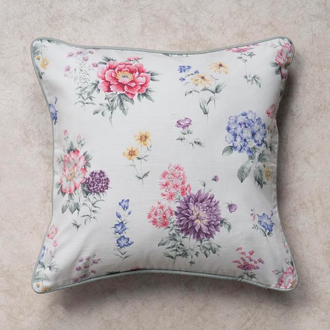 Maison d' Hermine Throw Pillow Covers 100% Cotton (18" x 18" - Pack of 1)