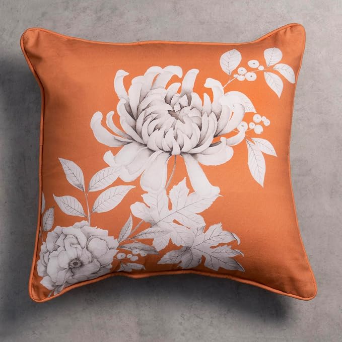 Maison d' Hermine Throw Pillow Covers 100% Cotton (20" x 20" - Pack of 1)
