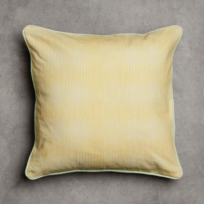 Maison d' Hermine Throw Pillow Covers 100% Cotton (18" x 18" - Pack of 1)