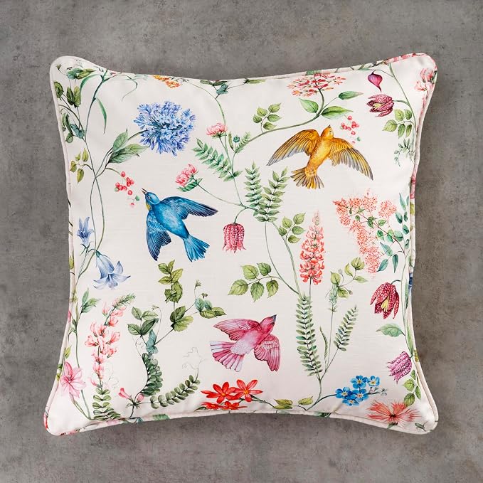 Maison d' Hermine Throw Pillow Covers 100% Cotton (18" x 18" - Pack of 1)