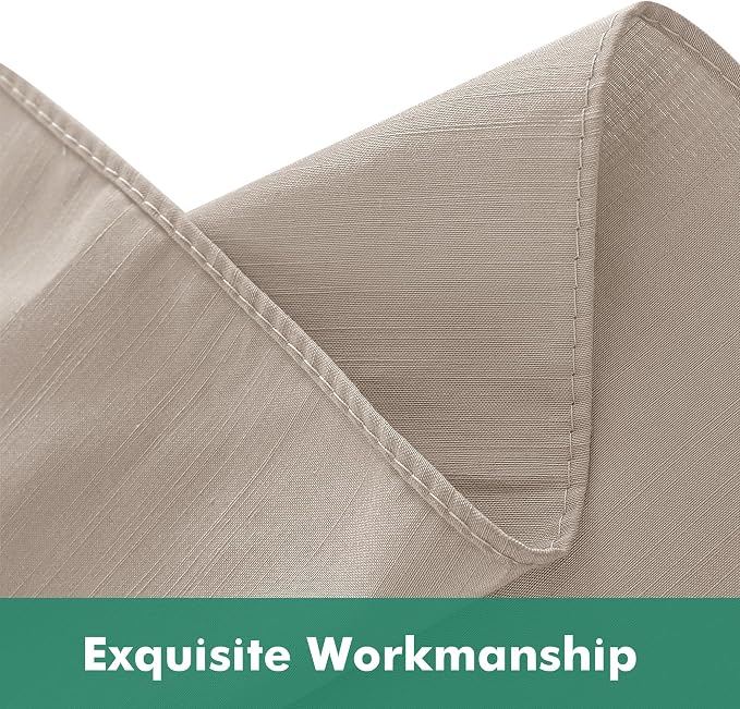 Wrap Around Queen Size Bed Skirt Split Corner 18" Drop-Elastic Dust Ruffle | Light Camel Adjustable Pleated Bedskirt-Easy Fit Wrinkle Resistant Washable Bed Skirting-Master Guest Bedroom Rental Hotels