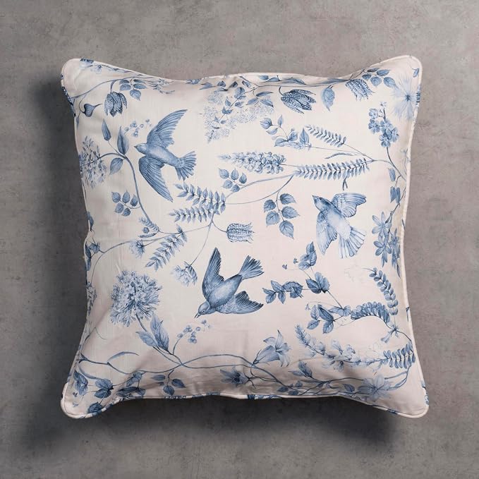 Maison d' Hermine Throw Pillow Covers 100% Cotton (18" x 18" - Pack of 1)