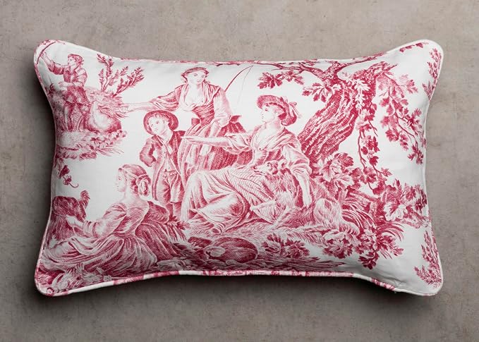 Maison d' Hermine Throw Pillow Covers 100% Cotton (12" x 20" - Pack of 1)