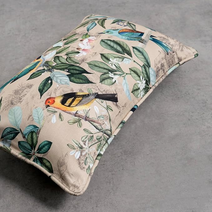 Maison d' Hermine Throw Pillow Covers 100% Cotton (12" x 20" - Pack of 1)