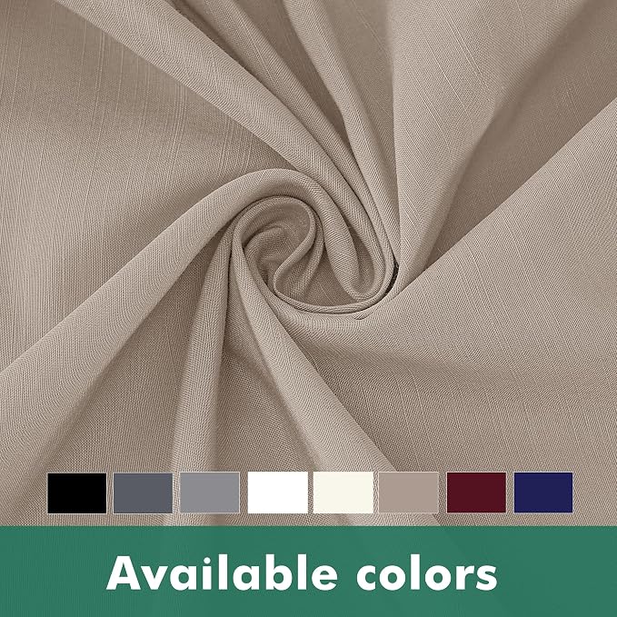 Wrap Around Queen Size Bed Skirt Split Corner 18" Drop-Elastic Dust Ruffle | Light Camel Adjustable Pleated Bedskirt-Easy Fit Wrinkle Resistant Washable Bed Skirting-Master Guest Bedroom Rental Hotels