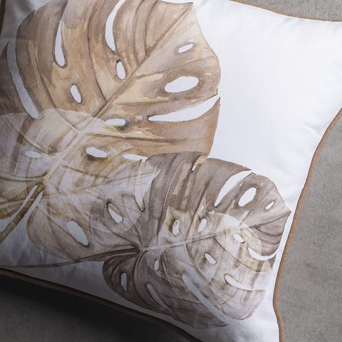 Maison d' Hermine Throw Pillow Covers 100% Cotton (18" x 18" - Pack of 1)