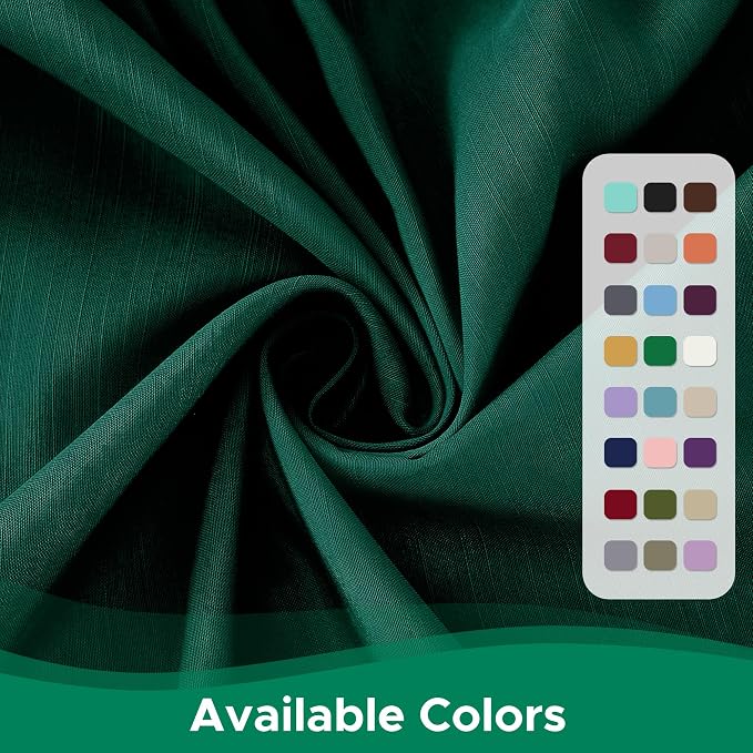 Wrap Around Bed Skirt King Size 15" Drop-Elastic Dust Ruffle Hunter Green | Adjustable Pleated Bedskirt-Easy Fit Wrinkle Resistant Washable Hotel Quality Fabric Bed Skirting-Master Guest Bedroom Rental