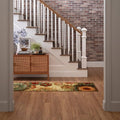 Mohawk Home Caravan Ornamental Floral Medallion 1' 8" x 2' 10" Area Rug - Orange - Perfect for Living Room, Dining Room, Office