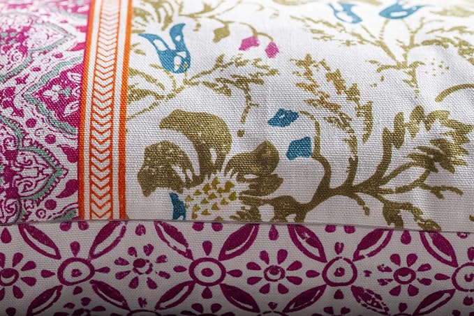 Maison d' Hermine Throw Pillow Covers 100% Cotton (18" x 18" - Pack of 1)