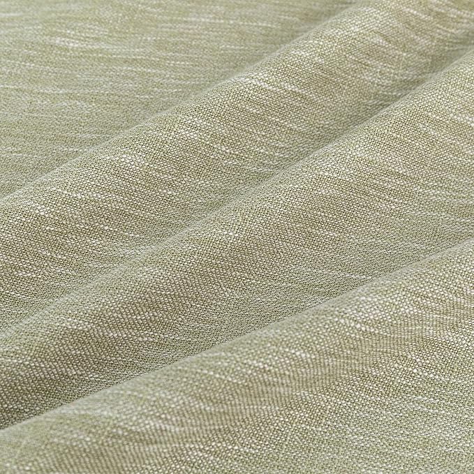 MYSKY HOME Sage Green Living Room Curtains 95 Inches Long Semi Sheer Drapes Light Filtering for Sliding Glass Door Window Treatments Soft Look Country Farmhouse Style, 50" x 95", 2 Pieces