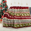 Catalonia Christmas Sherpa Throw Blanket, Xmas Theme Throws for Couch Bed, Plush Blanket | Super Soft, Warm, Fluffy, Comfy, 60x80 inches