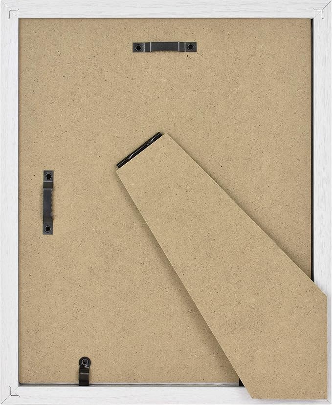 MCS Gallery Essential 8.5x11 Diploma Frame Set for Gallery Wall, White Picture Frame for Documents, Awards & Certificates (2-Pack)