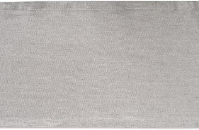 DII Chambray Kitchen, Tabletop Collection, Gray, 14x72 Table Runner
