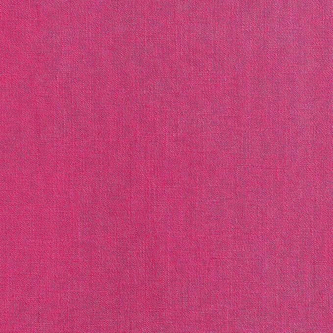 ZeeMart Linen Textured Border Table Runner, 14 x 90 Inch Hot Pink | Mitered Corner Design, Medium Weight Fabric, Modern Farmhouse Style, Machine Washable Easy Care Everyday Table Scarf