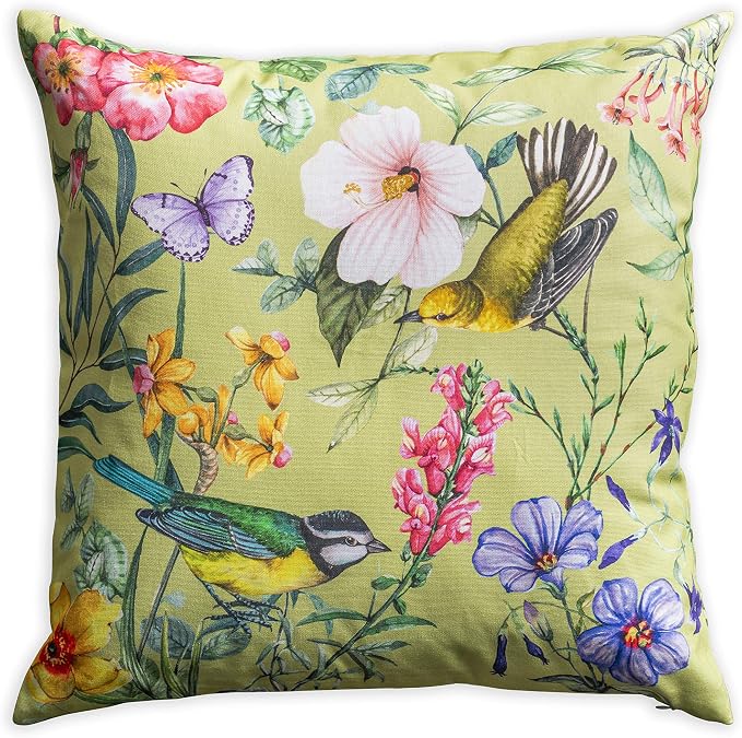 Maison d' Hermine Throw Pillow Covers 100% Cotton (20" x 20" - Pack of 1)