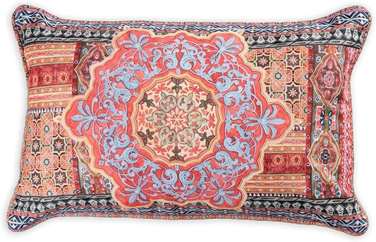 Maison d' Hermine Throw Pillow Covers 100% Cotton (12" x 20" - Pack of 1)