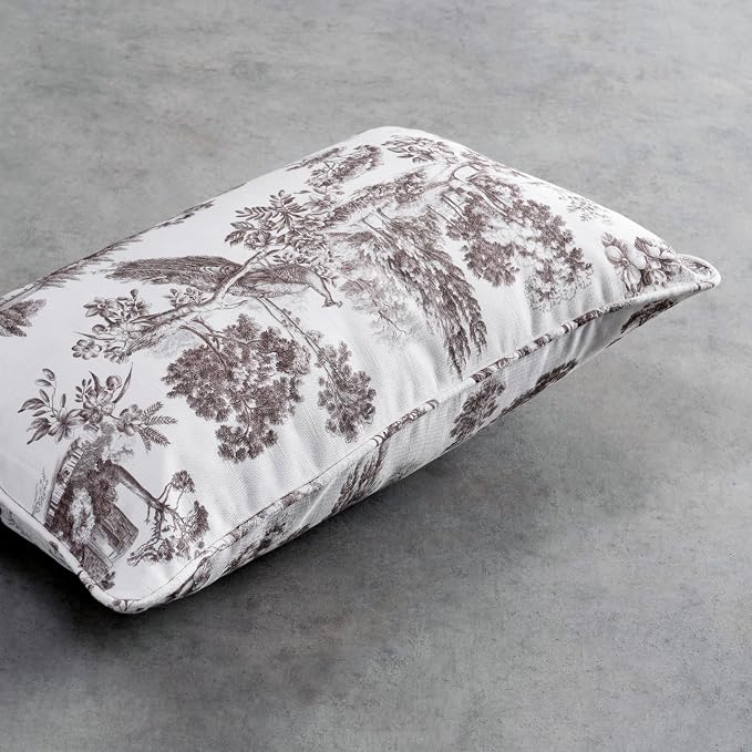 Maison d' Hermine Throw Pillow Covers 100% Cotton (12" x 20" - Pack of 1)