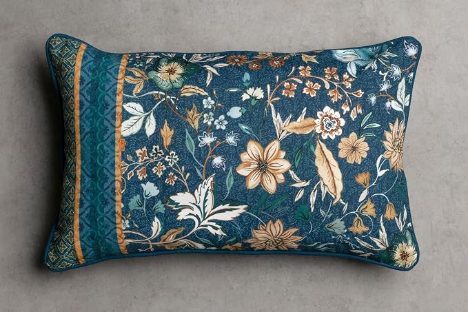 Maison d' Hermine Throw Pillow Covers 100% Cotton (12" x 20" - Pack of 1)