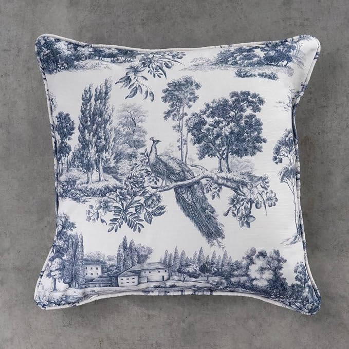 Maison d' Hermine Throw Pillow Covers 100% Cotton (20" x 20" - Pack of 1)