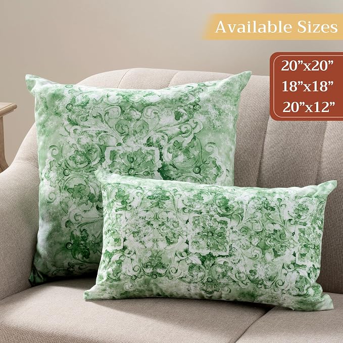 Maison d' Hermine Throw Pillow Covers 100% Cotton (20" x 20" - Pack of 1)