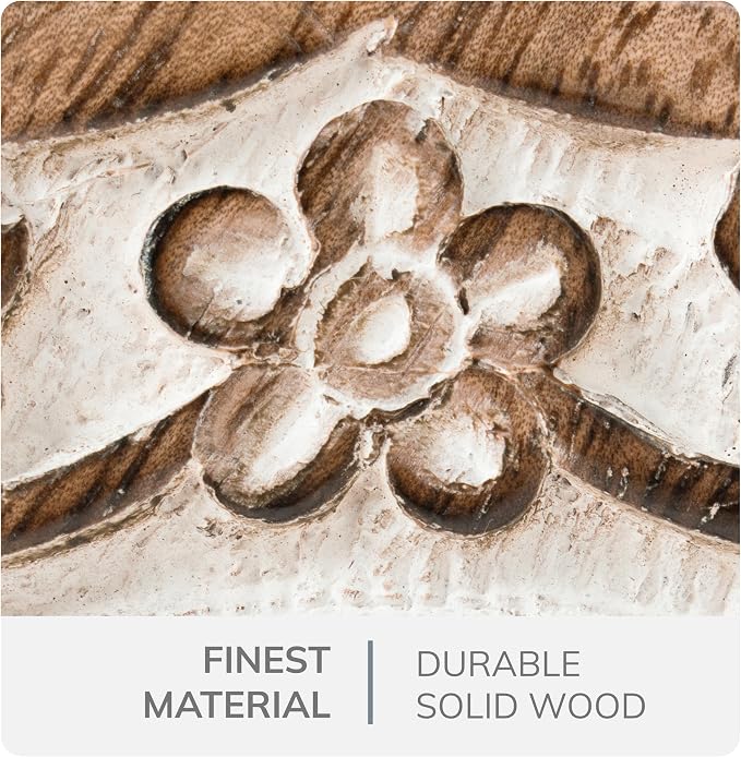 JFY Designs Celesta Duo Candle Holders for Pillar Farmhouse Fireplace Décor