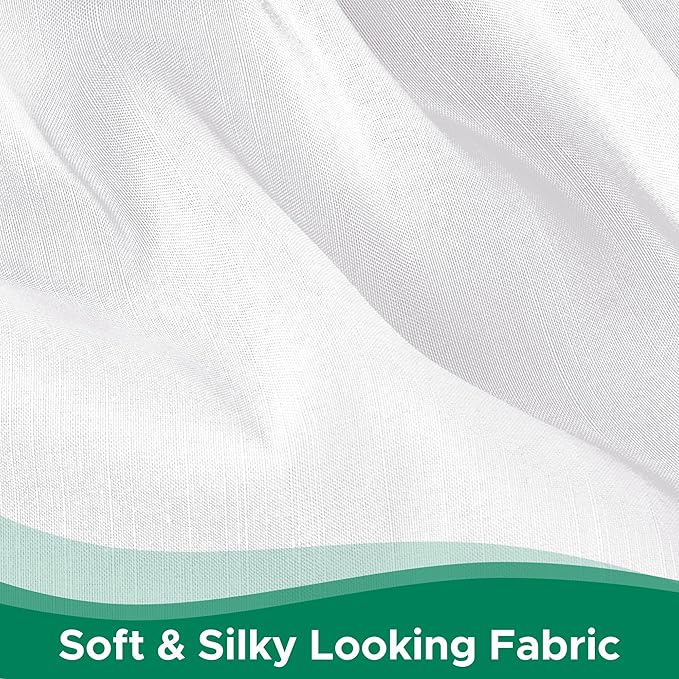 Wrap Around Bed Skirt Dorm Twin & Twin XL 14" Drop-Elastic Dust Ruffle | Adjustable Pleated Bedskirt-Easy Fit Wrinkle Resistant-Washable Hotel Quality-College Dorm Apartment Guest Bedroom White