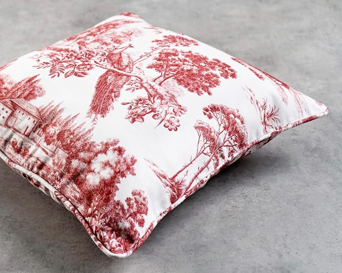 Maison d' Hermine Throw Pillow Covers 100% Cotton (18" x 18" - Pack of 1)