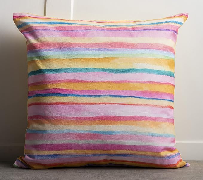 Maison d' Hermine Throw Pillow Covers 100% Cotton (20" x 20" - Pack of 1)