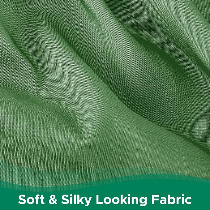 Wrap Around Queen Size Bed Skirt 17 Inch Drop-Elastic Dust Ruffle Sage | Adjustable Pleated Bedskirt-Easy Fit Wrinkle Resistant Washable Hotel Quality Fabric Bed Skirting-Master Guest Bedroom Rental