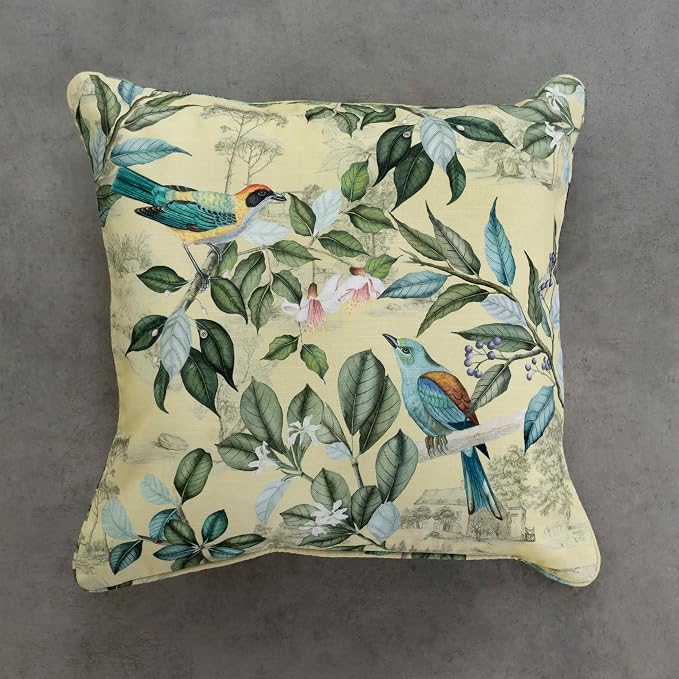 Maison d' Hermine Throw Pillow Covers 100% Cotton (20" x 20" - Pack of 1)