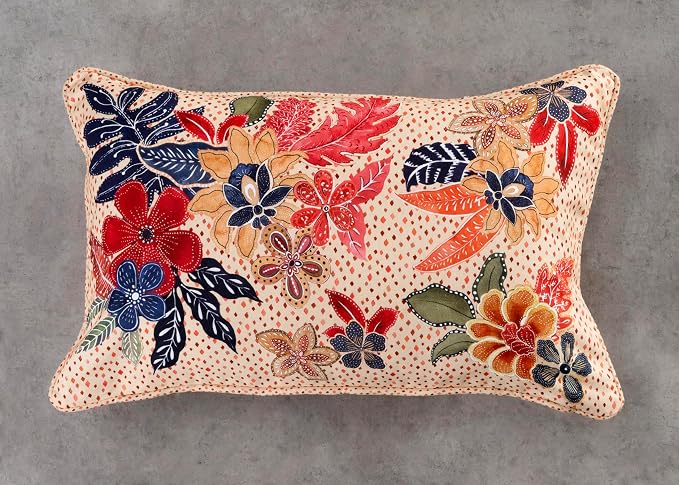 Maison d' Hermine Throw Pillow Covers 100% Cotton (12" x 20" - Pack of 1)