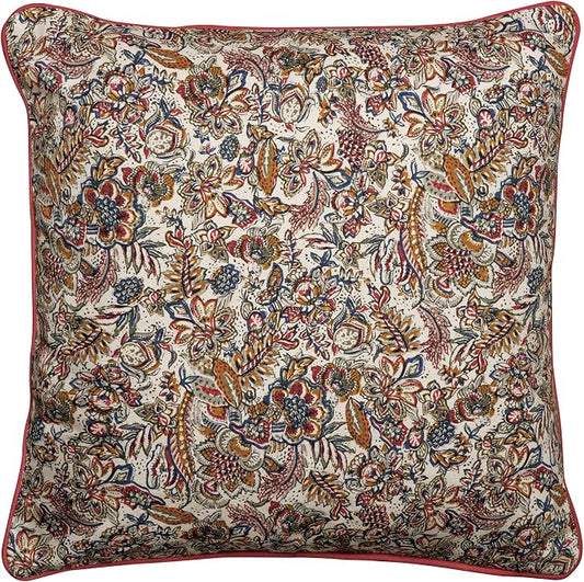 Maison d' Hermine Throw Pillow Covers 100% Cotton (18" x 18" - Pack of 1)