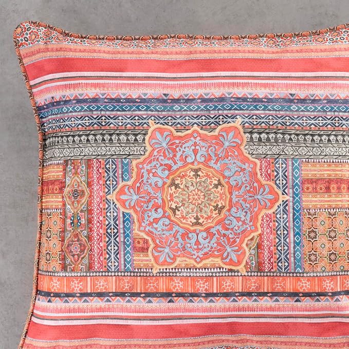 Maison d' Hermine Throw Pillow Covers 100% Cotton (18" x 18" - Pack of 1)