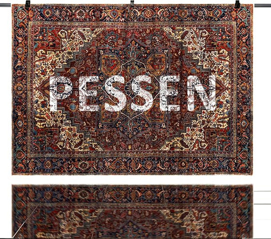 Red 8x10 Washable Rug for Living Room, Non Slip Area Rug for Bedroom | Soft faux wool, machine washable & stain resistant. Non-slip rubber backing, low pile. For living room, bedroom, office.