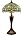 WERFACTORY Tiffany Table Lamp Stained Glass Bedside Lamp Desk Reading Light
