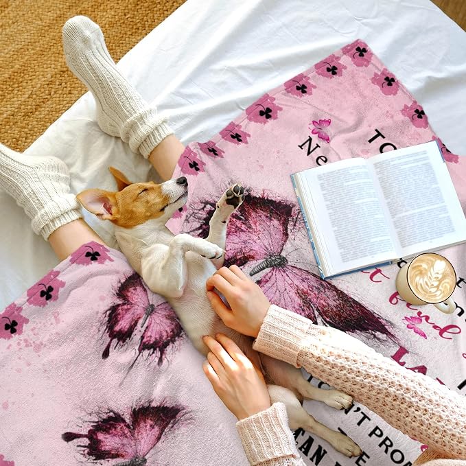 Goddaughter Gifts for Christmas, Goddaughter Blanket, 80"x60", God Daughter Gifts for Birthday, Graduation, Christmas