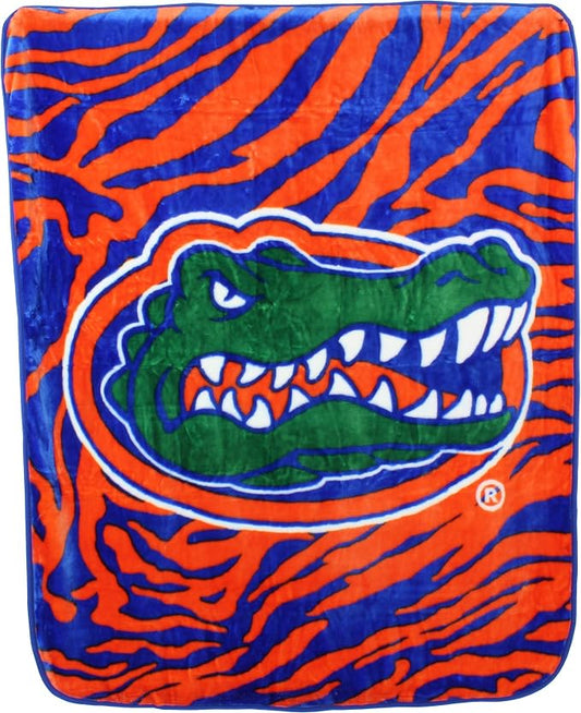 College Covers Florida Gators Raschel Throw Blanket, 60 in by 50 in