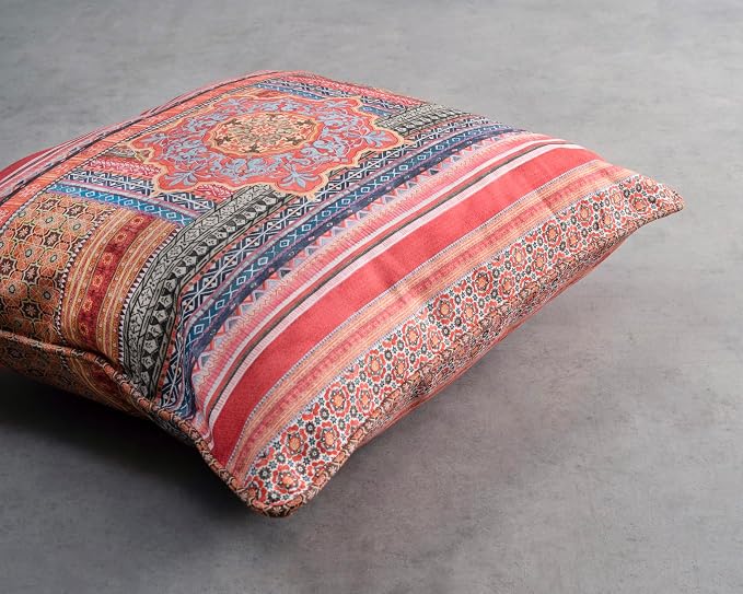 Maison d' Hermine Throw Pillow Covers 100% Cotton (18" x 18" - Pack of 1)