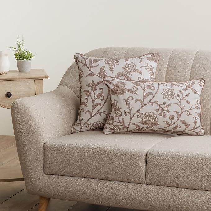 Maison d' Hermine Throw Pillow Covers 100% Cotton (18" x 18" - Pack of 1)