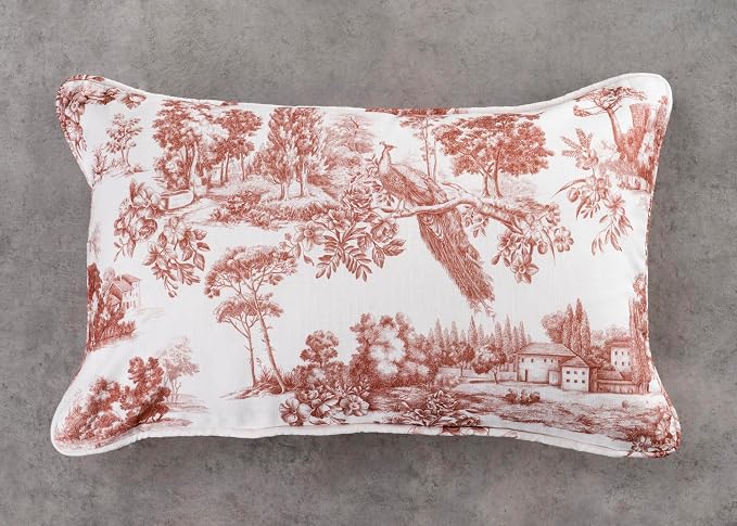 Maison d' Hermine Throw Pillow Covers 100% Cotton (12" x 20" - Pack of 1)