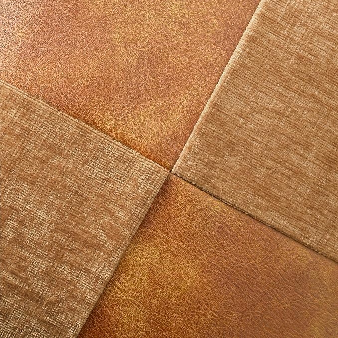 CaliTime Decorative Couch Throw Pillow Covers 20 X 20 Inches Apricot Brown