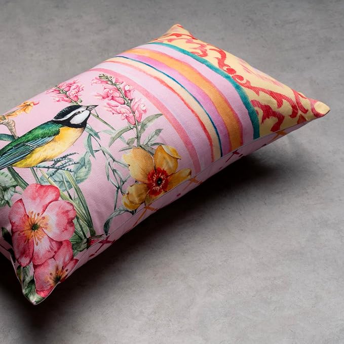 Maison d' Hermine Throw Pillow Covers 100% Cotton (12" x 20" - Pack of 1)