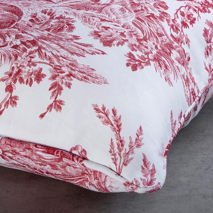 Maison d' Hermine Throw Pillow Covers 100% Cotton (20" x 20" - Pack of 1)