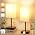 Table Lamp for Bedroom Set of 2, Bedside Lamps with 3 Color Temperatures Night Light, Lamp for Night Stands with AC Outlet and Square Shade, Pull Chain Small Desk Lamp for Living Room Home Decor